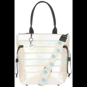 Shawn Killinger x IHKWIP North/South Haute Tote w/ Heart Strap Silver